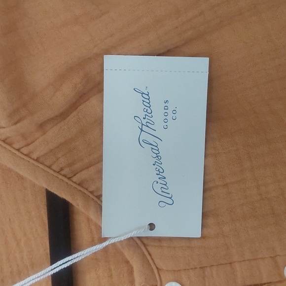 Women's Balloon Long Sleeve Tie-Front Shirtdress | Universal Thread | X Small - Picture 12 of 13